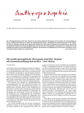 Schweizer Mitteilung